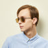 Fashion Square Metal Men's Sunglasses Toledo